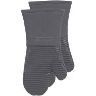 All-Clad Silicone Oven Mitts: Heat Resistant up to 500 Degrees - 100% Cotton & Silicone, 14