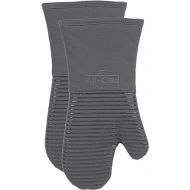 All-Clad Silicone Oven Mitts: Heat Resistant up to 500 Degrees - 100% Cotton & Silicone, 14