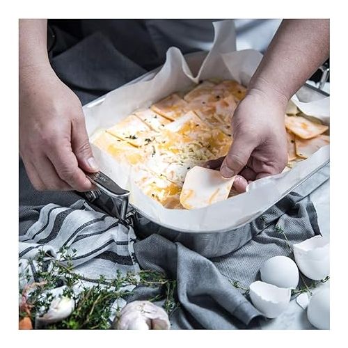  All-Clad Specialty Stainless Steel Lasagna Pan 12x15x2.75 Inch Induction Oven Broiler Safe 600F Frozen Lasagna, Pots and Pans, Cookware Silver