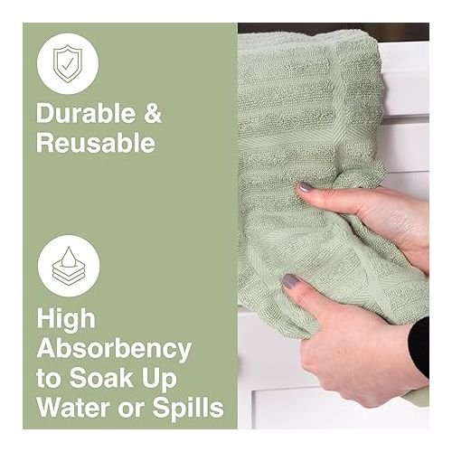  All-Clad Solid Kitchen Towel: Highly Absorbent - 100% Cotton, 17