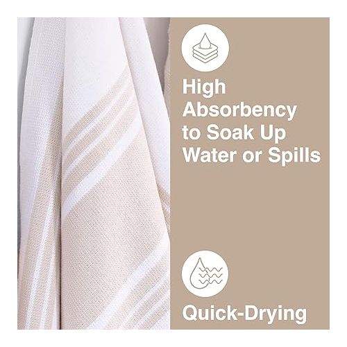  All-Clad Dual-Purpose Kitchen Towels: Highly Absorbent - 100% Cotton, 17