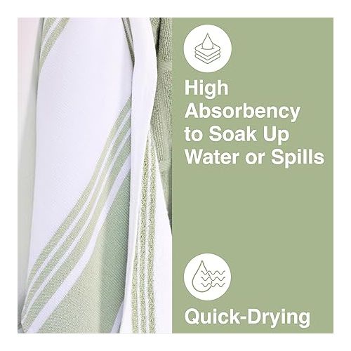  All-Clad Dual-Purpose Kitchen Towels: Highly Absorbent - 100% Cotton, 17