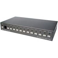 AllAboutAdapters 10 In 1 Out AnalogDigital Video To HDMI Converter Switcher With IR Remote RS232