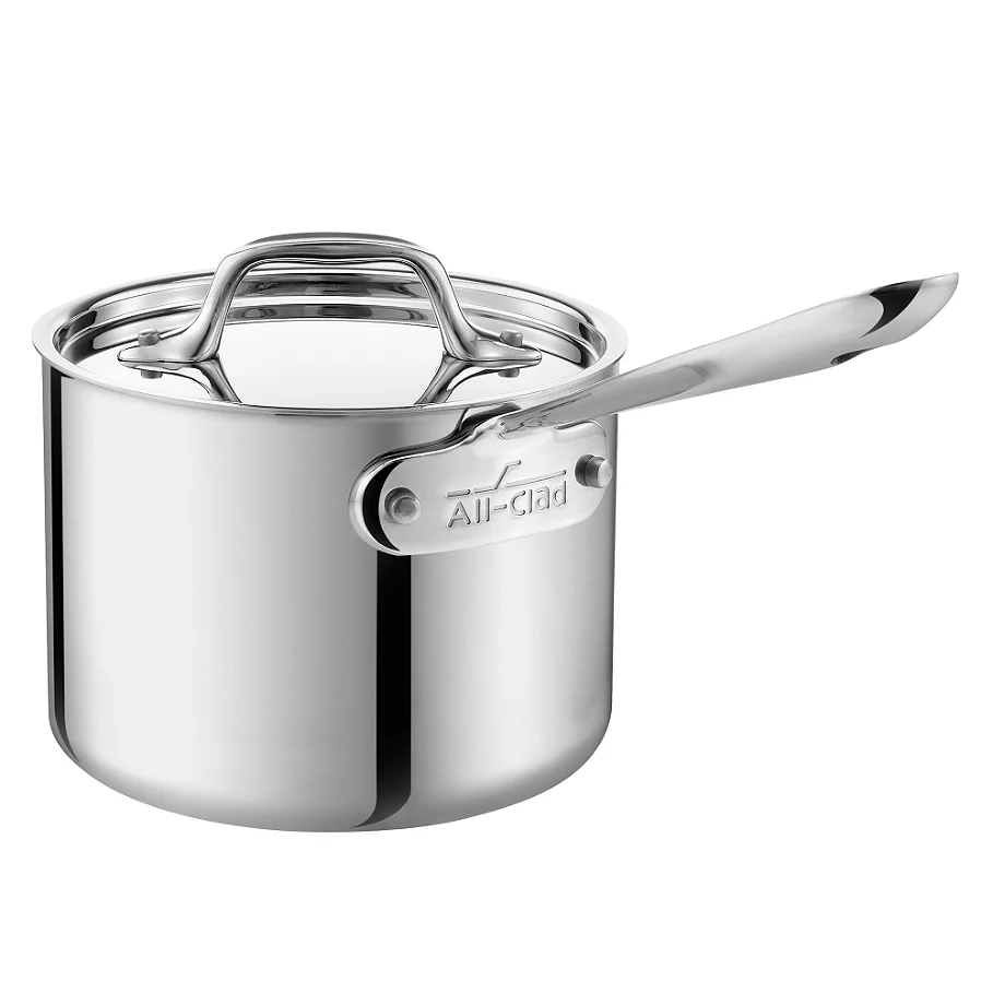 All-Clad Stainless Steel 2-Quart Covered Saucepan