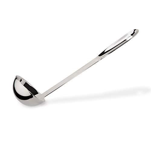  All-Clad T109 Stainless Steel Large Soup Ladle Kitchen Tool, 14.5-Inch, Silver - 8700800653