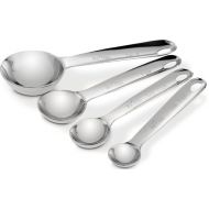 All-Clad 59918 Stainless Steel Measuring Spoon Set, 4-Piece, Silver