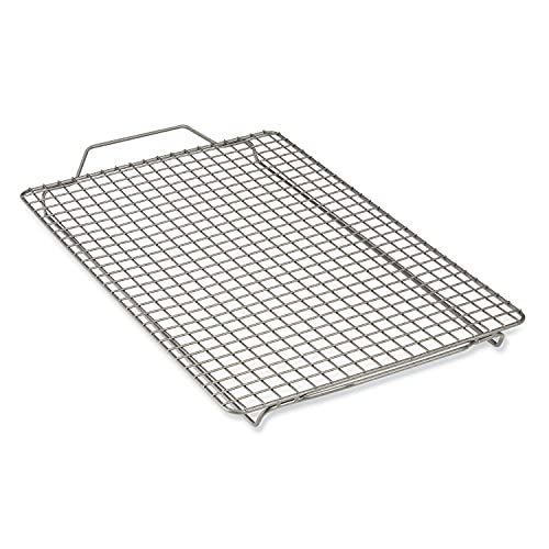  All-Clad J2579064 Pro-Release cooling and baking rack, 16.5 In x 11 In x 1 In, Grey