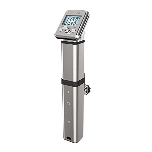  All-Clad EH800D51 Sous Vide Professional Immersion Circulator Slow Cooker with Digital Display for Precise Cooking Results, Silver