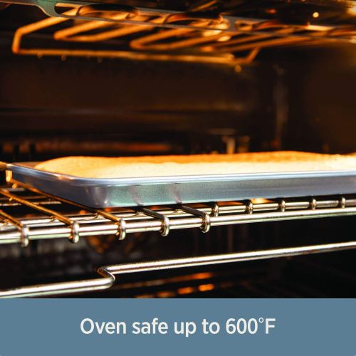  All-Clad 9003TS 18/10 Stainless Steel Baking Sheet Ovenware, 14-Inch by 17-Inch, Silver