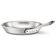 All-Clad BD55112 D5 Brushed 18/10 Stainless Steel 5-Ply Bonded Dishwasher Safe Fry Pan Saute Pan Cookware, 12-Inch, Silver - 8701004130