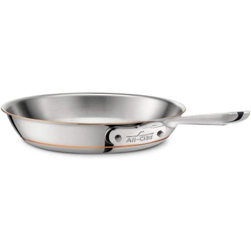  All-Clad 6108SS Copper Core 5-Ply Bonded Dishwasher Safe Fry Pan / Cookware, 8-Inch, Silver