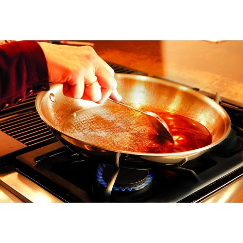  All-Clad 4110 Stainless Steel Tri-Ply Bonded Dishwasher Safe Fry Pan / Cookware, 10-Inch, Silver