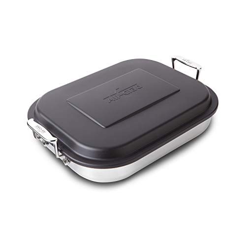  All-Clad E9019964 Stainless Steel Lasagna Pan Cookware, 15-Inches, Silver: Kitchen & Dining