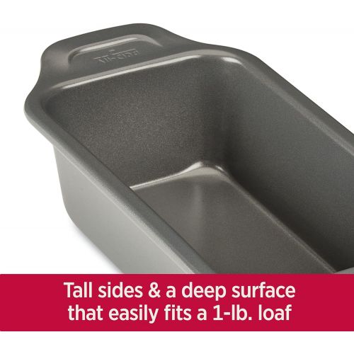  All-Clad Pro-Release Nonstick Bakeware Loaf Pan, 8 x 4 inch, Gray