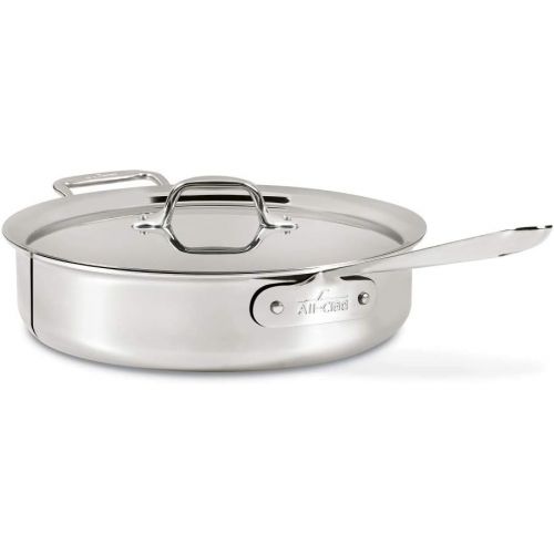  [아마존베스트]All-Clad Saute Pan, 4-Quart, Silver