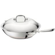 All-Clad 6412 SS Copper Core 5-Ply Bonded Dishwasher Safe Chefs Pan  Cookware,  12-Inch, Silver