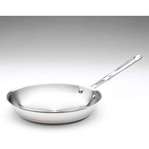  All-Clad 6108SS Copper Core 5-Ply Bonded Dishwasher Safe Fry Pan  Cookware, 8-Inch, Silver