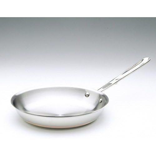  All-Clad 6108SS Copper Core 5-Ply Bonded Dishwasher Safe Fry Pan  Cookware, 8-Inch, Silver