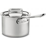 All-Clad BD55203 D5 Brushed 1810 Stainless Steel 5-Ply Bonded Dishwasher Safe Sauce Pan with Lid Cookware, 3-Quart, Silver