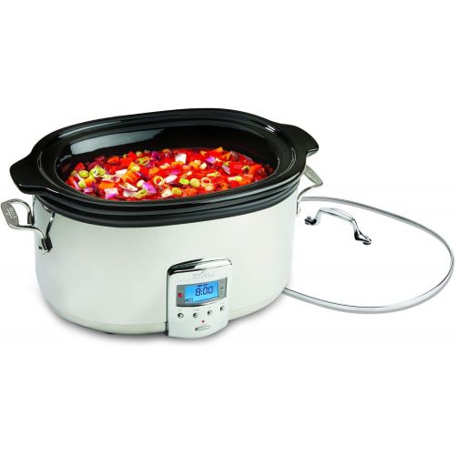  All-Clad SD712D51 4 Quart Deluxe Slow Cooker, Stainless Steel