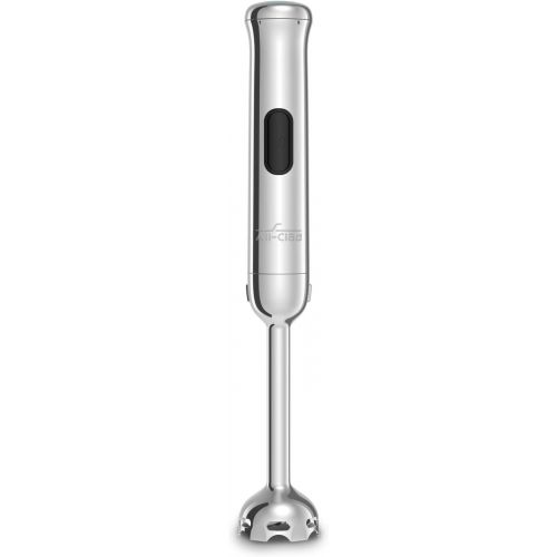  All-Clad KZ750D Stainless Steel Immersion Blender with Detachable Shaft and Variable Speed Control Dial, 600-Watts, Silver