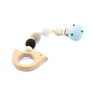 Etsy Wooden stroller toy - wooden teether - car seat toy - baby boy - natural baby toy - clip toy - stroller toy - wooden toy pendant
