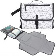 [아마존베스트]AllSett Baby Baby Portable Diaper Changing Pad, Waterproof Travel Changing Mat Station | Built-in Padded...