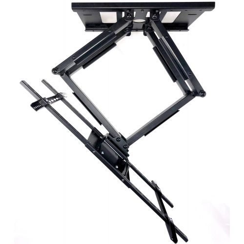  AllStarMounts Wall Mount World - Universal Wall Mount Bracket fits Samsung UN58MU6100FXZA 58 MU6100 Class 4K TVs - Extends 4.5-31 inches from Wall - 15° Adjustable Tilt Angle - 60 Deg Swivel Lef