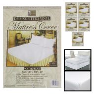 AllTopBargains 6 Premium Queen Size Mattress Soft Protect Waterproof Fitted Bed Cover Anti Dust