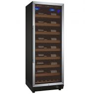 Allavino YHWR115-1SRN 115 Bottle Single-Zone Wine Cellar Refrigerator - Stainless Door