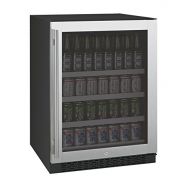 Allavino FlexCount VSBC24-SSRN - 24 Wide Beverage Center - Stainless Steel Glass Door