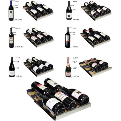  [아마존베스트]Allavino VSWR30-1SL20 Wine Refrigerator, 30 Bottle, Stainless Steel