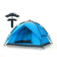 Allbest2you Hydraulic Self Pop Up Camping Tent Automatic Double Layer Waterproof for 3 to 4 Person