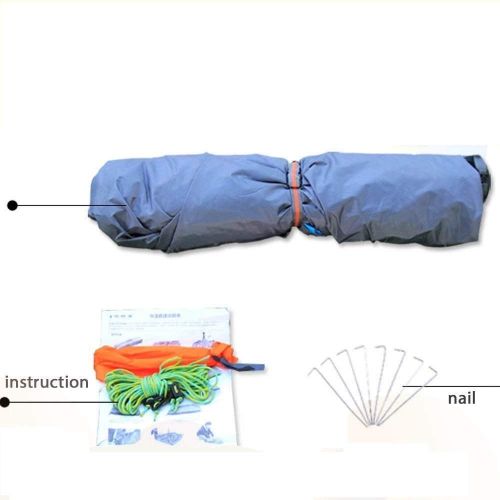  Allbest2you Hydraulic Self Pop Up Camping Tent Automatic Double Layer Waterproof for 3 to 4 Person