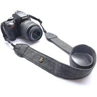 [아마존베스트]Alled XN01-0943 Neck Shoulder Belt Strap, Vintage Print Soft Colorful Camera Straps for Women/Men, All DSLR/Nikon/Canon/Sony/Olympus/Samsung/Pentax/Olympus, Black