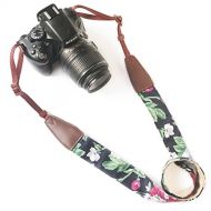 Alled Camera Strap Neck, Adjustable Vintage Floral Camera Straps Shoulder Belt for Women /Men,Camera Strap for Nikon / Canon / Sony / Olympus / Samsung / Pentax ETC DSLR / SLR