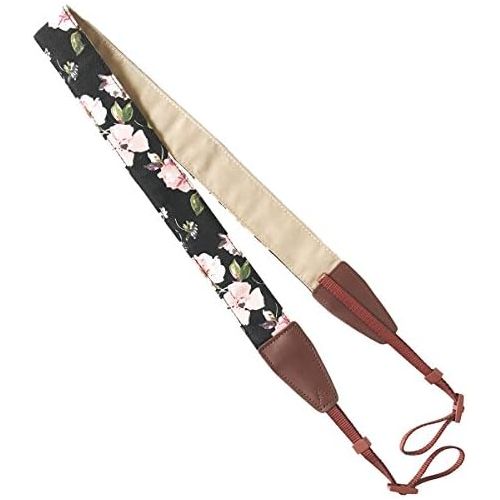  Alled Camera Strap Neck, Adjustable Vintage Floral Camera Straps Shoulder Belt for Women /Men,Camera Strap for Nikon / Canon / Sony / Olympus / Samsung / Pentax ETC DSLR / SLR