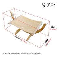 Allegro Huyer Dog Bed Warm Winter Cat Bed Soft Pet Cats Hammock Puppy Kitten Hanging Beds Mat with Durable Wood Frame for Small Pets