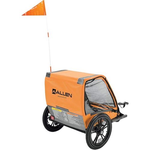  Allen Sports Hi-Viz 2-Child Bicycle Trailer, Model ET2