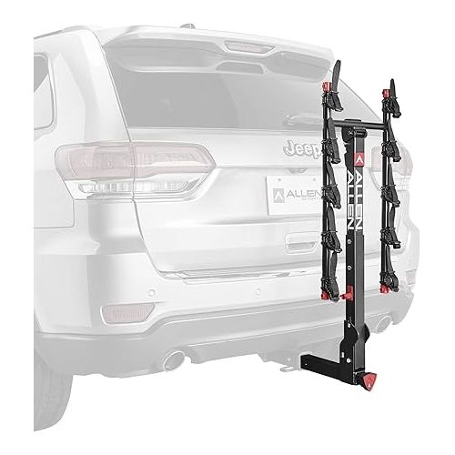  Allen Sports Deluxe+ Locking Quick Release 5-Bike Carrier for 2 in. Hitch, Model 850QR,Black