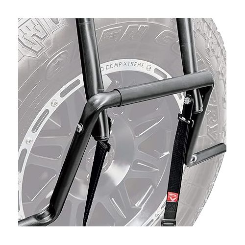  Allen Sports Deluxe 2-Bike Spare Tire Mounted Carrier, Model 322DN , Black