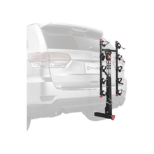  Allen Sports Deluxe Locking Quick Release 5-Bike Carrier for 2 in. Hitch, Model 552QR , Black