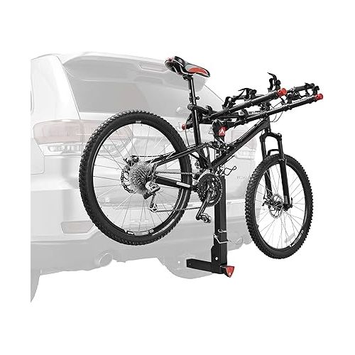  Allen Sports Deluxe Locking Quick Release 5-Bike Carrier for 2 in. Hitch, Model 552QR , Black