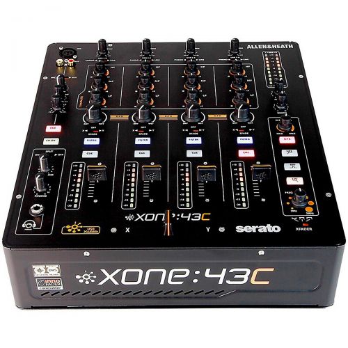  Allen & Heath},description:Xone:43C is the perfect gateway to the full spectrum of digital DJing. The mixer is supported by leading DJ Software, Serato DJ, and is DVS upgrade ready