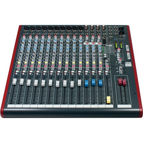  Allen & Heath ZED-16FX 16-Channel Recording and Live Sound Mixer with FX & USB