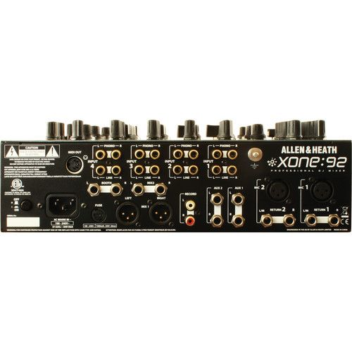  Allen & Heath XONE:92 Professional Six-Channel Club/DJ Mixer