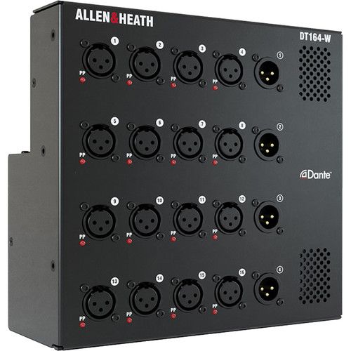  Allen & Heath DT164-W 16x4 Wallmount Dante/AES67 Audio I/O Expander