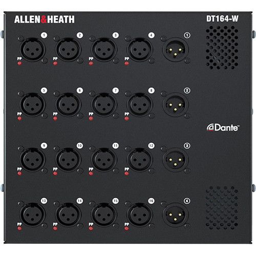  Allen & Heath DT164-W 16x4 Wallmount Dante/AES67 Audio I/O Expander