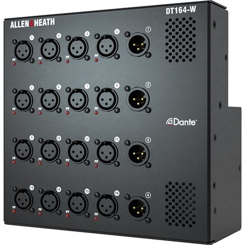 Allen & Heath DT164-W 16x4 Wallmount Dante/AES67 Audio I/O Expander