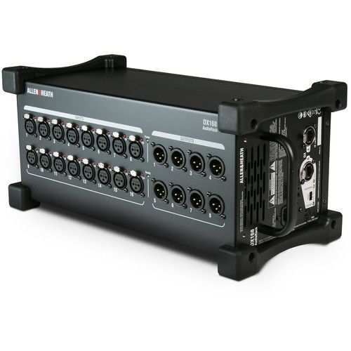  Allen & Heath DX168 Portable DX Expander for dLive Mixing Systems (16 Input / 8 Output)